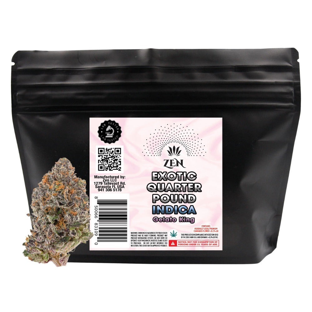 gelato king thca flower quarter pound, THC A