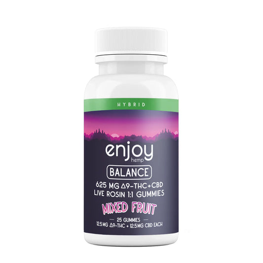 Live Rosin Balance 1:1 Gummies 625mg