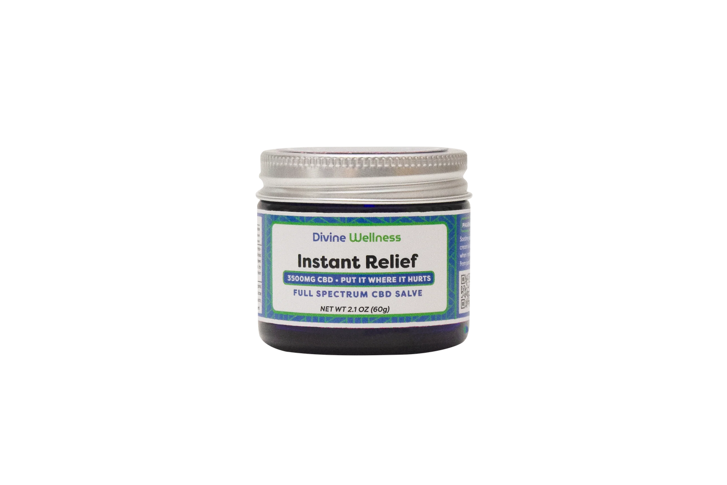 Divine Wellness Full Spectrum CBD Salve – 3500mg (Cream-Based)