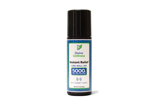 Divine Wellness Full Spectrum CBD Roll-On – 5000mg (3oz)