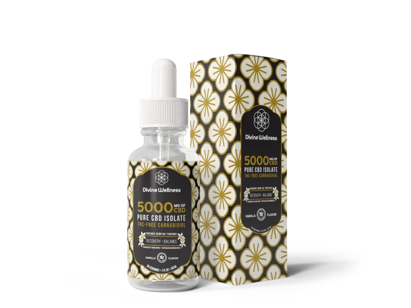Divine Wellness CBD Oil 5000mg (THC-Free)