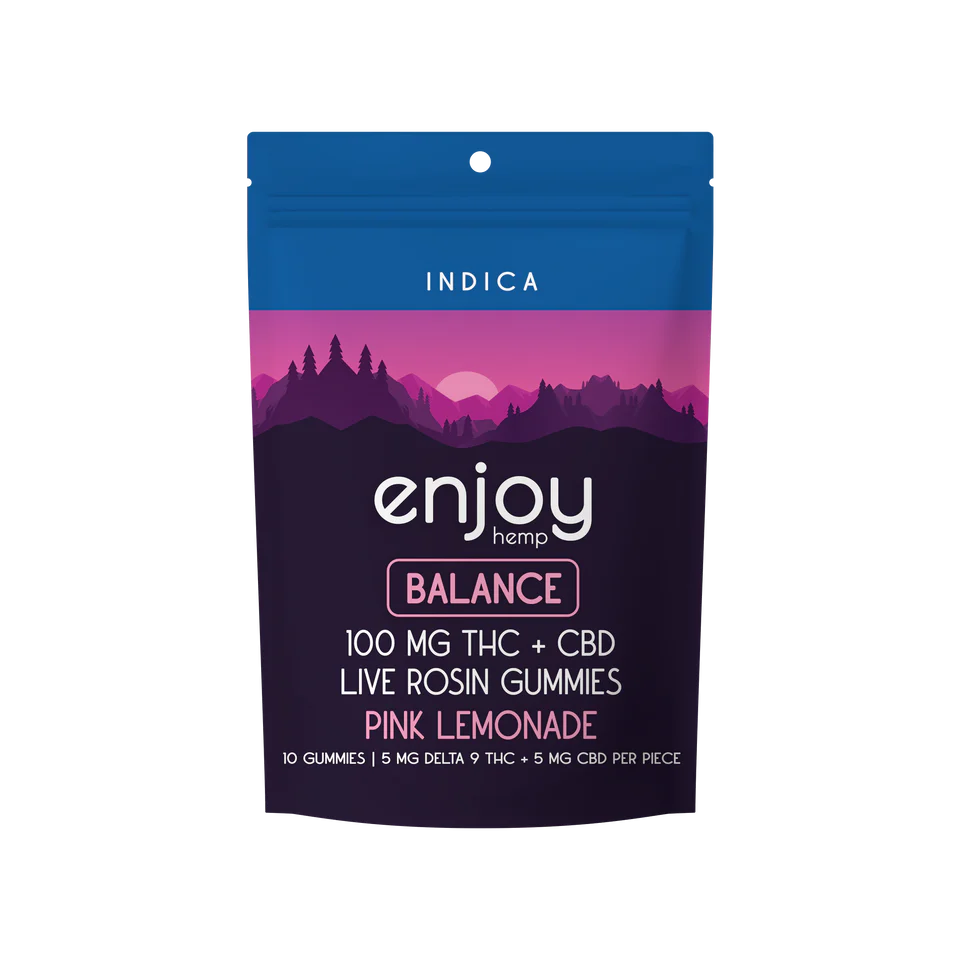 Live Rosin Microdose Balance Gummies 100mg (Pink Lemonade)