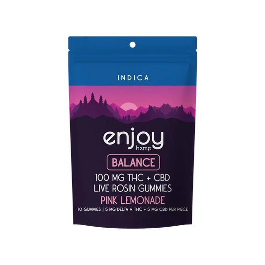 Live Rosin Microdose Balance Gummies 100mg (Pink Lemonade)