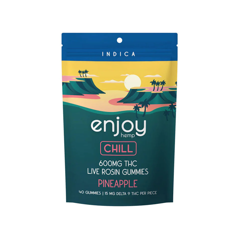 Live Rosin Chill Gummies 600mg (Pineapple)