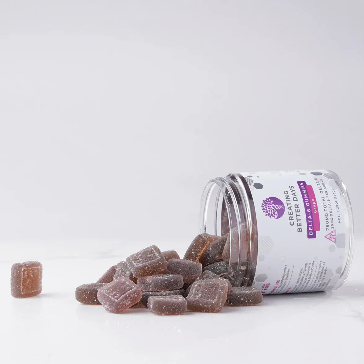 Delta-8 Gummies 750mg (Vegan)