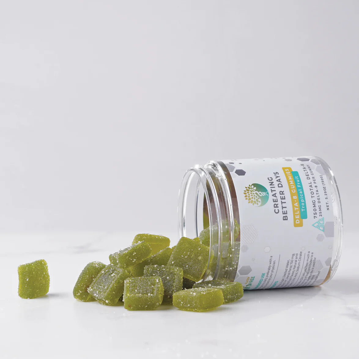 Delta-8 Gummies 750mg (Vegan)