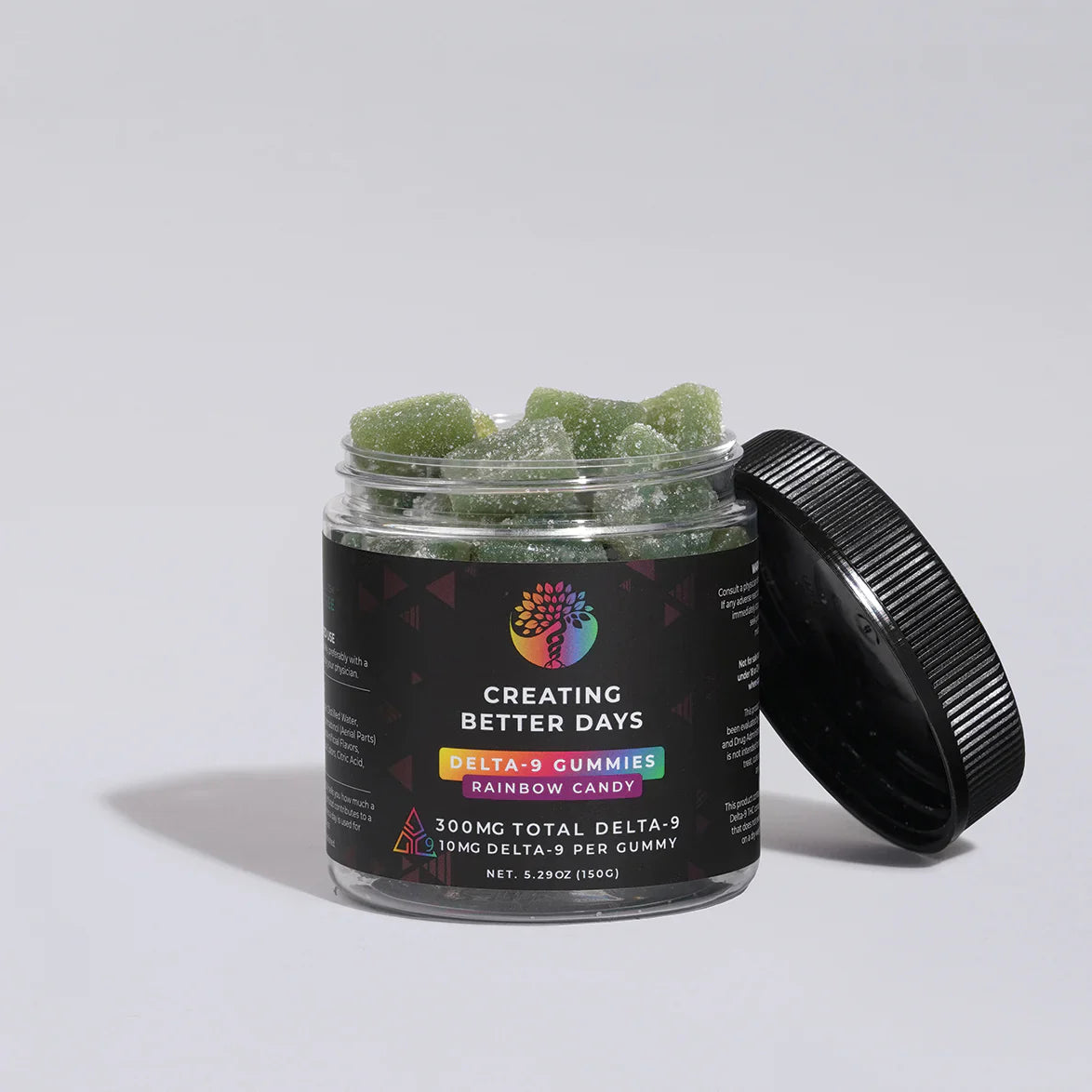 Delta-9 Gummies 300mg (Vegan)