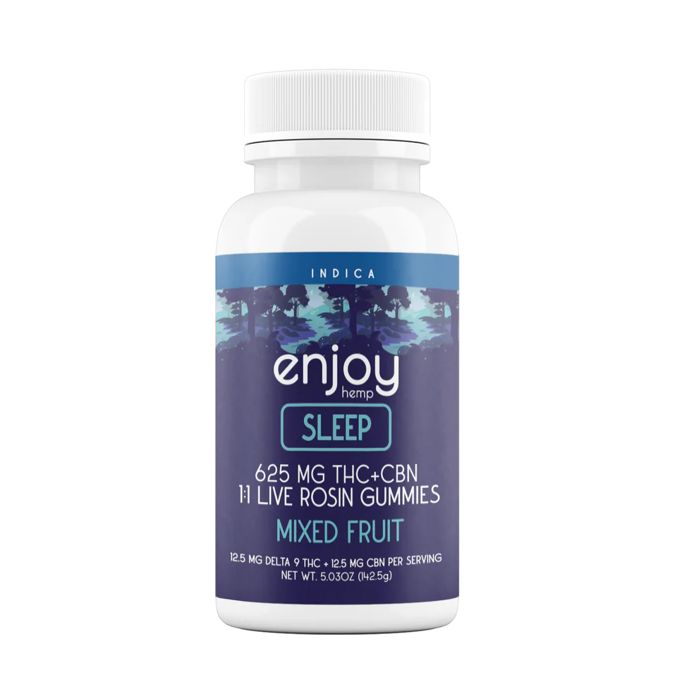 Live Rosin Sleep 1:1 Gummies 625mg