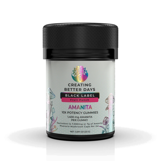 Creating Better Days Black Label Amanita Gummies 1400MG (1,400mg)