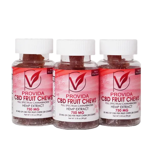 Provida CBD Fruit Chews 750mg (3-Pack)