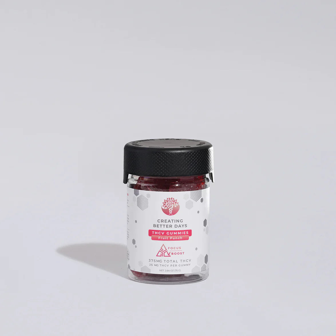 Creating Better Days 375mg THCV Gummies — Fat-Free & Vegan