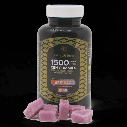 Divine Wellness CBN Gummies for Sleep (1500mg CBN)