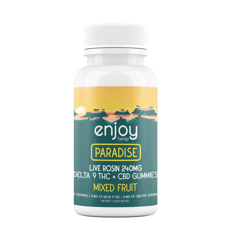 Paradise 1:1 Gummies 240mg (Sativa)