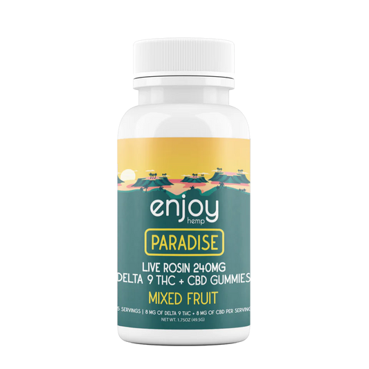 Paradise 1:1 Gummies 240mg (Sativa)