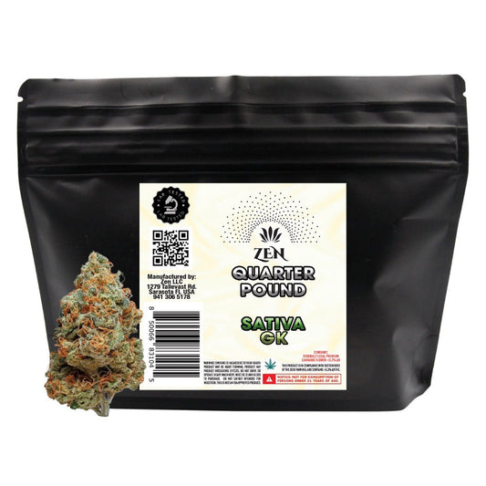 Zen Exotic THCA Flower — Grapefruit Kush aka "GK" — Sativa (34.46% THCA)
